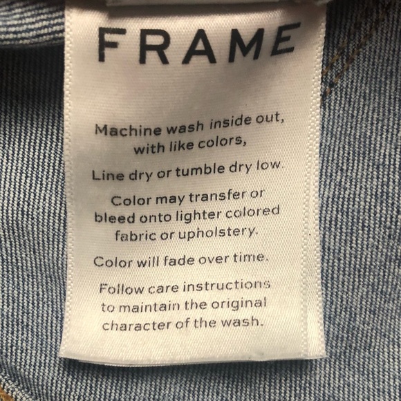 FRAME Denim Jeans Le High Skinny Knee Destroyed Size 26 Pre-Loved - Picture 12 of 12